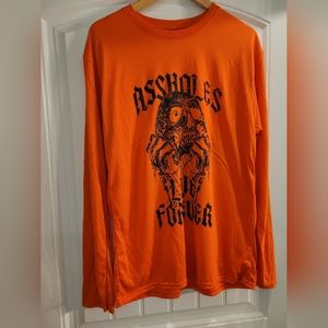NWOT AssholesLiveForever L/S Tee Large